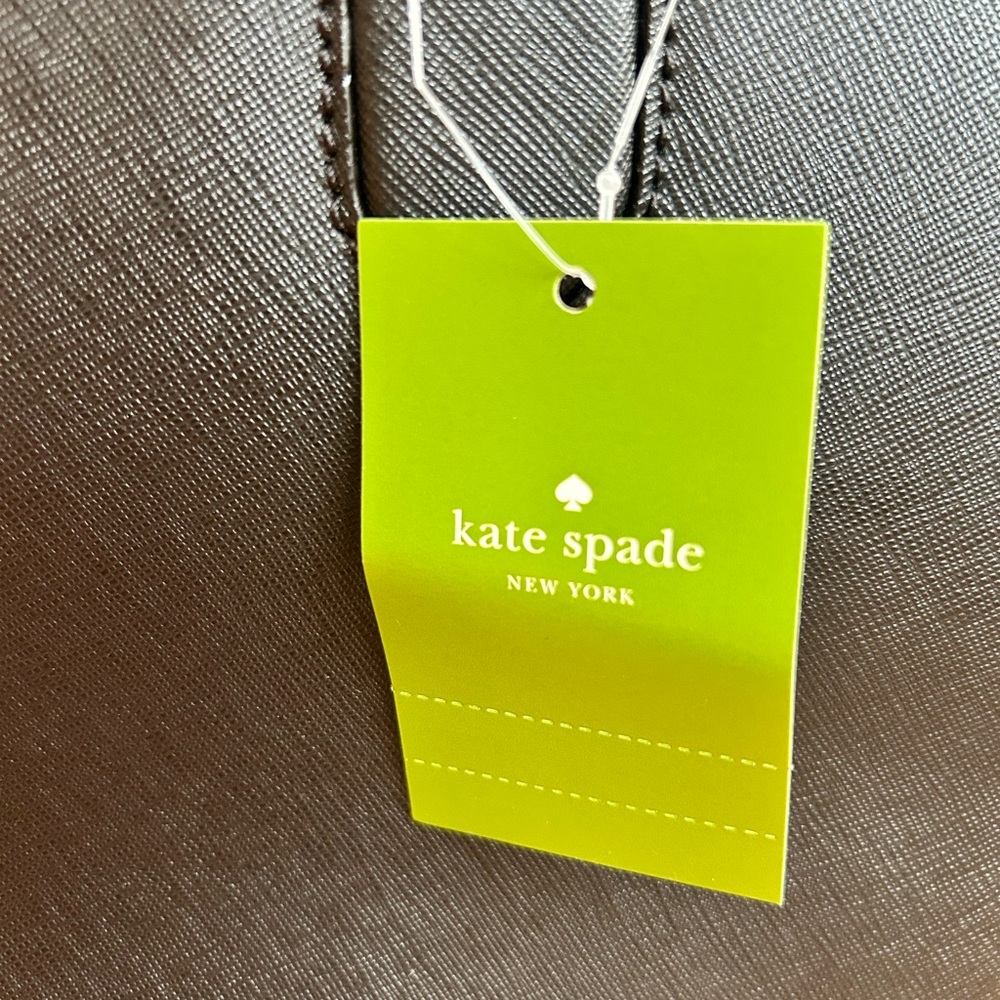 CLEARANCE SALE-KATE SPADE NY LAUREL WAY EVANGELIE BLACK SATCHEL HANDBAG - NWT - Picture 7 of 11